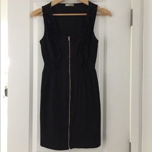 Black sleeveless coverup dress